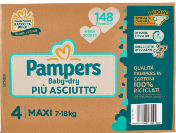 PAMPERS BABY DRY MEGA SCORTA - immagine 3