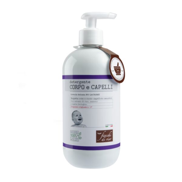 Fiocchi di riso detergente corpo e capelli 400ml